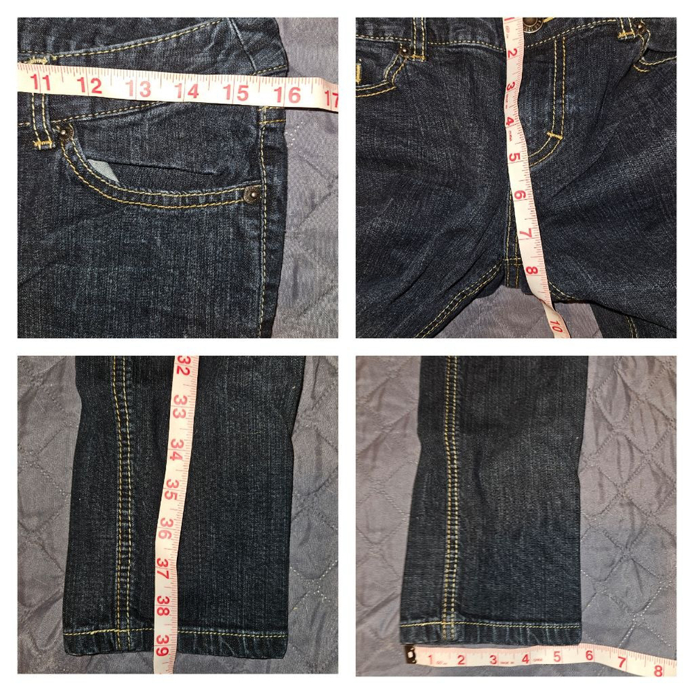 Women's (Juniors) Mossimo Supply Co. Jeans Size 9R Blue Denim Skinny - Picture 7 of 7